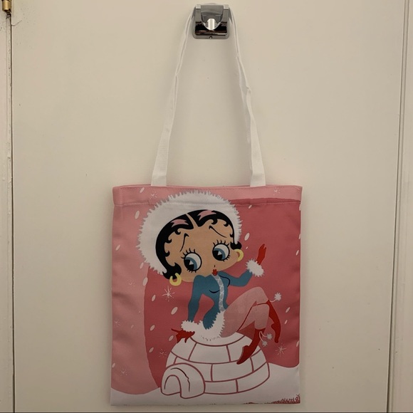 Winter Betty Boop Tote Bag - Picture 4 of 4